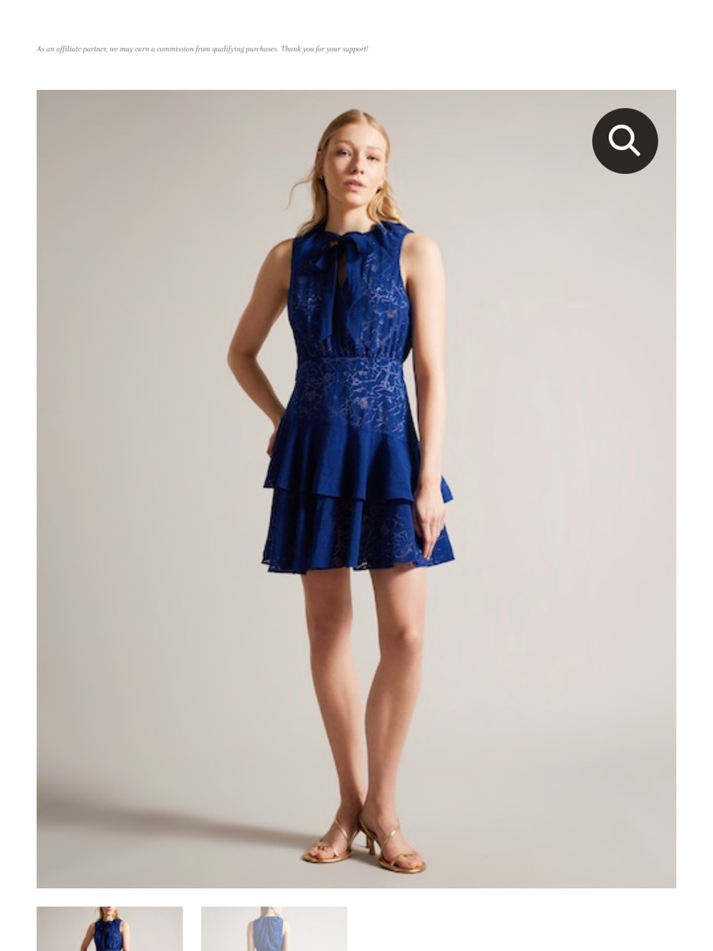 Ted Baker London Timmia Dress - Blue size 1